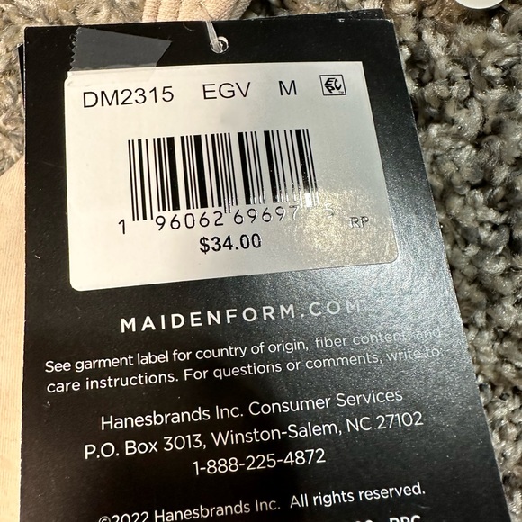 NWT Maidenform Women's M Seamless Crop Tank Wireless Bralette Size Medium - Picture 7 of 9